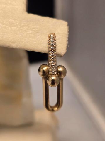Gouden oorbellen tiffany &Co model 18k
 beschikbaar voor biedingen