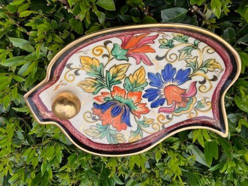 BEQUET QUAREGNON SCHAAL FLORAAL MOTIEF, Antiek en Kunst, Antiek | Keramiek en Aardewerk, Ophalen of Verzenden