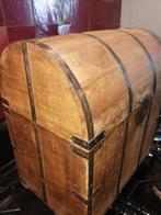 Wijnkist 6 flessen in teak, nieuw., Enlèvement, Neuf, Teck