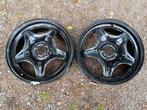 2 jantes 16 pouces – 4x100 – 6,5J – alésage 60 mm, Ophalen of Verzenden, 16 inch, Band(en)