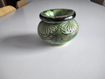 Oude Marokkaanse asbak in SAFI geëmailleerd terracotta beschikbaar voor biedingen