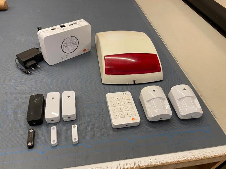 Alarminstallatie Egardia, Doe-het-zelf en Bouw, Alarmsystemen, Gebruikt, Compleet systeem, Beweging, Draadloos, Afstandsbediening