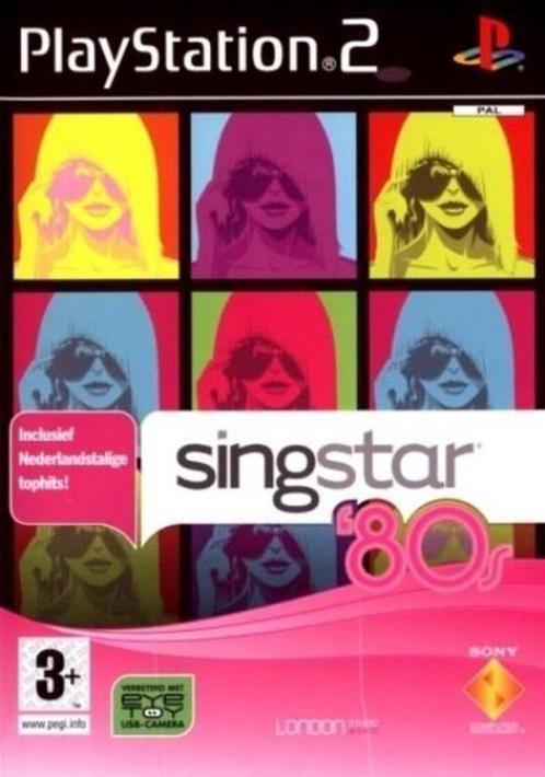 Singstar 80s (Inclusief Nederlandstalige tophits), Games en Spelcomputers, Games | Sony PlayStation 2, Zo goed als nieuw, Muziek