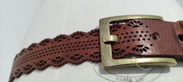 Vintage Leren riem beschikbaar voor biedingen