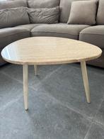 Travertin salontafel marmer, Huis en Inrichting, Ophalen, Overige materialen, 50 tot 100 cm, Zo goed als nieuw