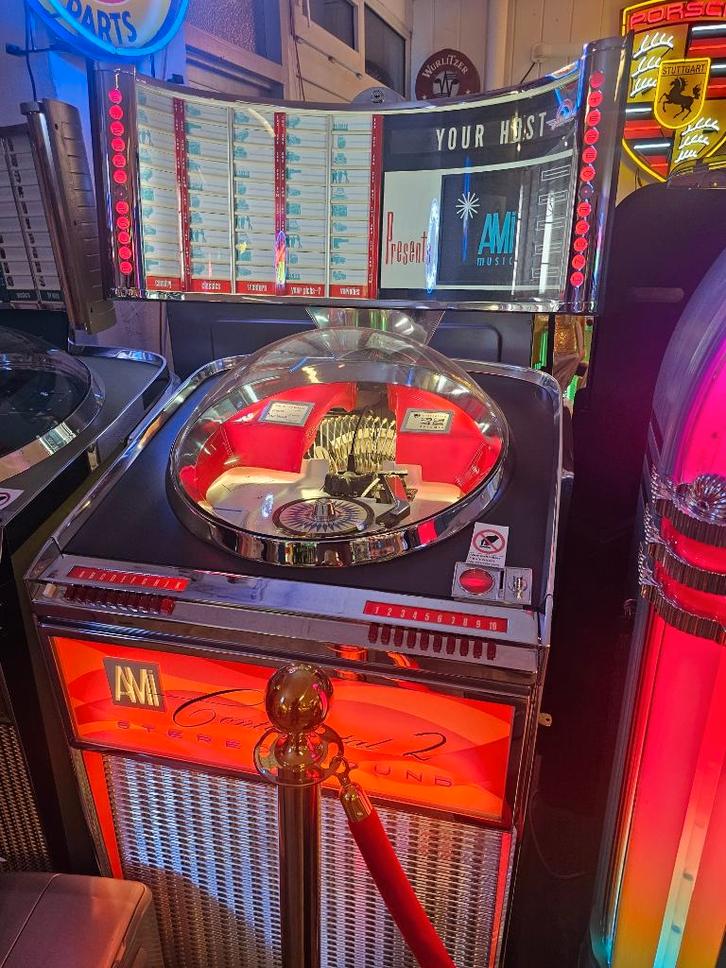 Ami continental, Verzamelen, Automaten | Jukeboxen, Zo goed als nieuw, Ami, 1950 tot 1960, Met singles, Ophalen