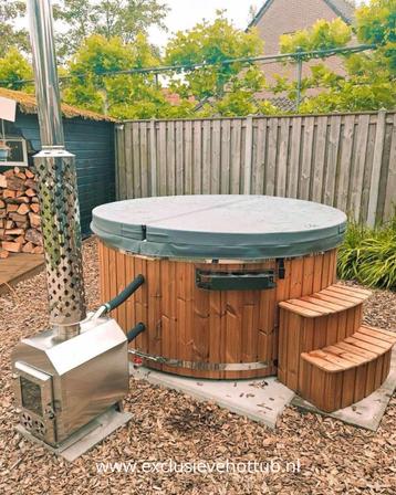 Exclusieve hottub houtgestookt- elektrisch of hybride!!! beschikbaar voor biedingen