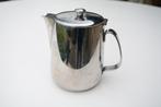 Vintage koffiekan met melkkannetje Alessi, Inox 18/10, Enlèvement, Utilisé, Inox, Autres types