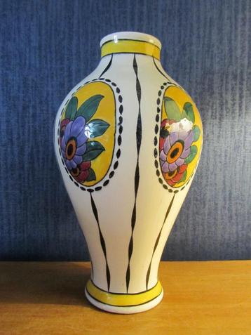 Art Deco: Boch Keramis vaas, D. 781: bloemendecoratie! beschikbaar voor biedingen