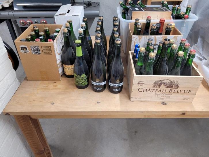 Grote verzameling oude geuzen, Verzamelen, Biermerken, Zo goed als nieuw, Ophalen