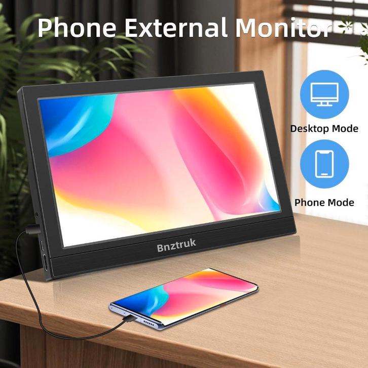 11.6 Inch Portable Touch Screen Monitor (nieuwstaat), Computers en Software, Monitoren, Zo goed als nieuw, HDMI, Gaming, HD, Ophalen of Verzenden