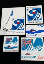 Lot vintage stickers zeilen sponsor Rucanor, Sport, Ophalen of Verzenden, Zo goed als nieuw