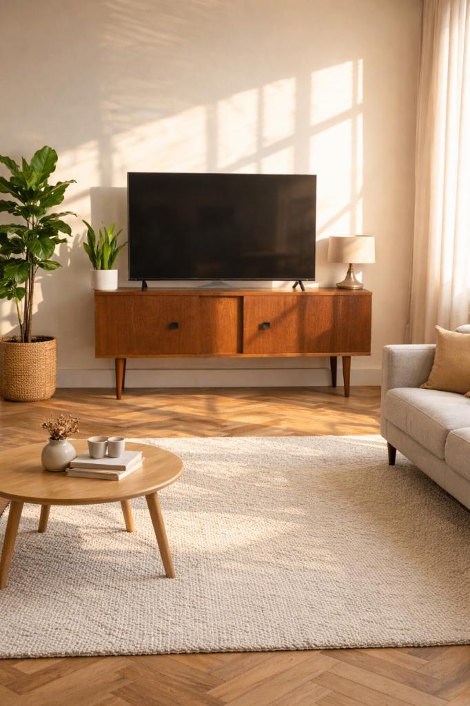 Prachtig vintage tv Meubel, Huis en Inrichting, Kasten |Televisiemeubels, Gebruikt, Minder dan 100 cm, 100 tot 150 cm, 25 tot 50 cm