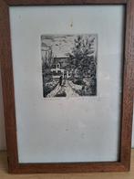 La Ferme du Brasseur à Burcht. IV. 1977, original sur cuivre, Ophalen of Verzenden