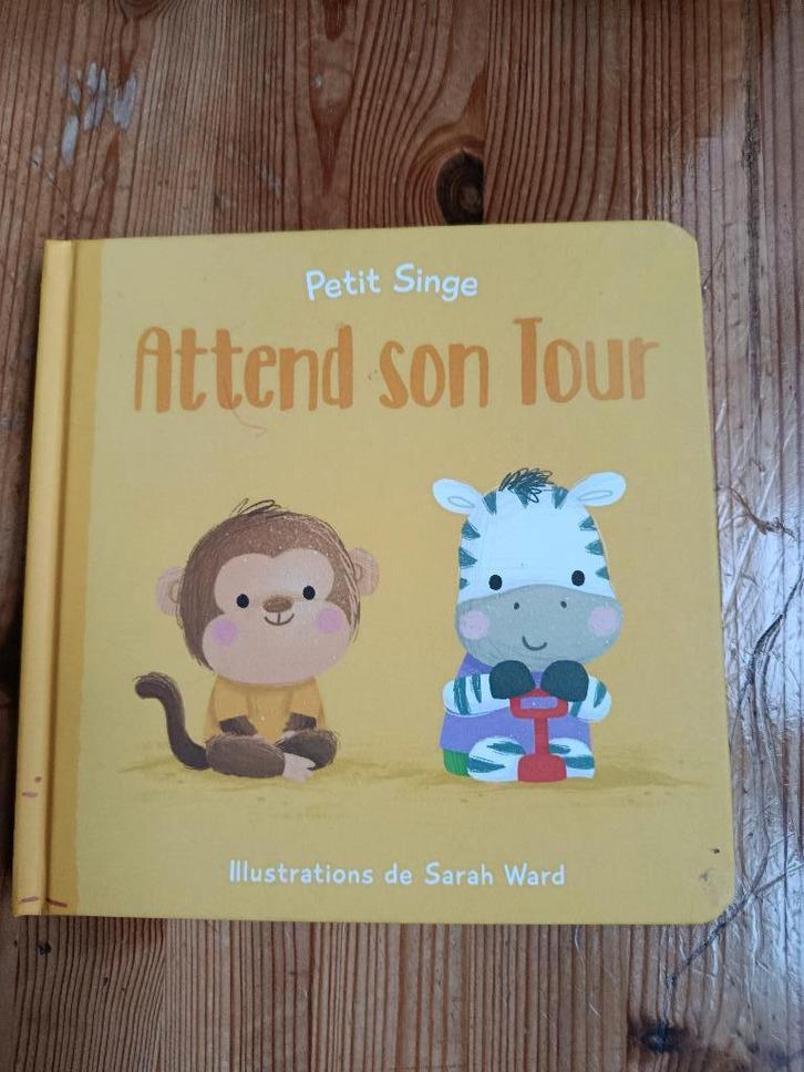 PETIT SINGE ATTEND SON TOUR  -  Sarah Ward, Boeken, Kinderboeken | Kleuters, Zo goed als nieuw, Fictie algemeen, 4 jaar, Jongen of Meisje