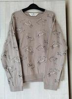 beige trui konijntjes h & m maat 134 - 140, Meisje, Trui of Vest, Ophalen of Verzenden, H&M.