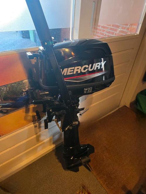 Mecury 6 pk 4 takt 1x mee gevaren!!, Watersport en Boten, Buiten- en Binnenboordmotoren, Nieuw, Benzine, Buitenboordmotor, 5 tot 10 pk