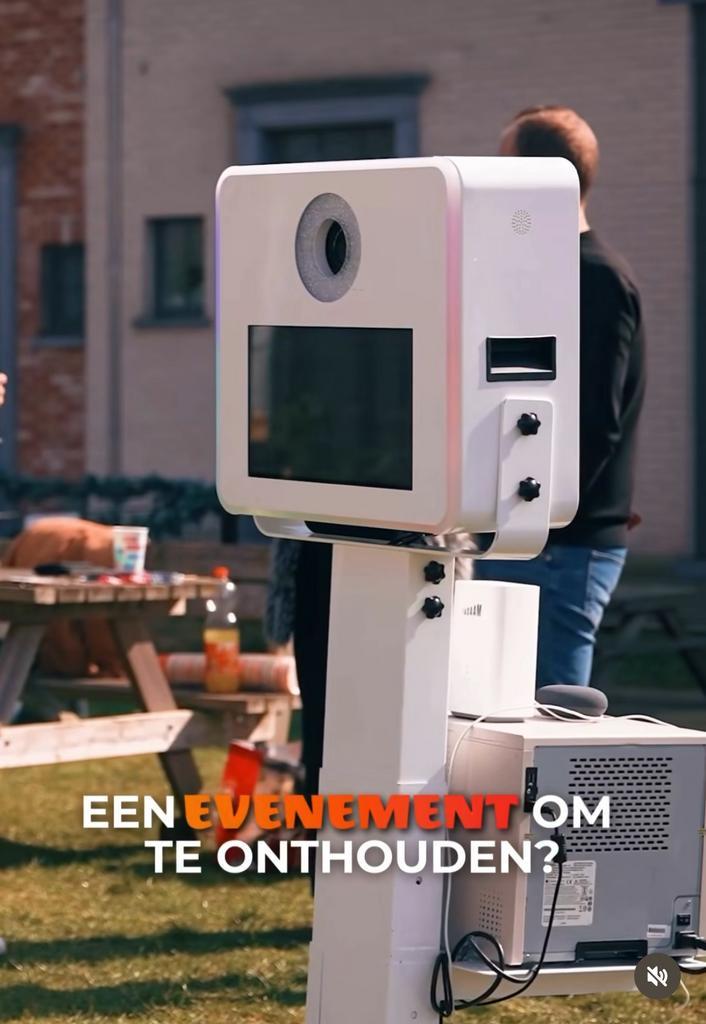 Photobooth te koop - Lumibooth, Audio, Tv en Foto, Videobewaking, Zo goed als nieuw, Ophalen