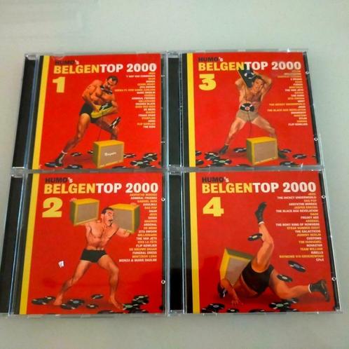 4X CD Humo's Belgentop Rock Belpop Pop Punk Electro, CD & DVD, CD | Compilations, Pop, Enlèvement ou Envoi