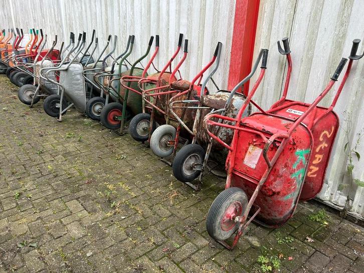 Kruiwagen/krui wagen/kruiwagens 80L gebruikt, Tuin en Terras, Hand-tuingereedschap, Gebruikt, Overige soorten, Ophalen