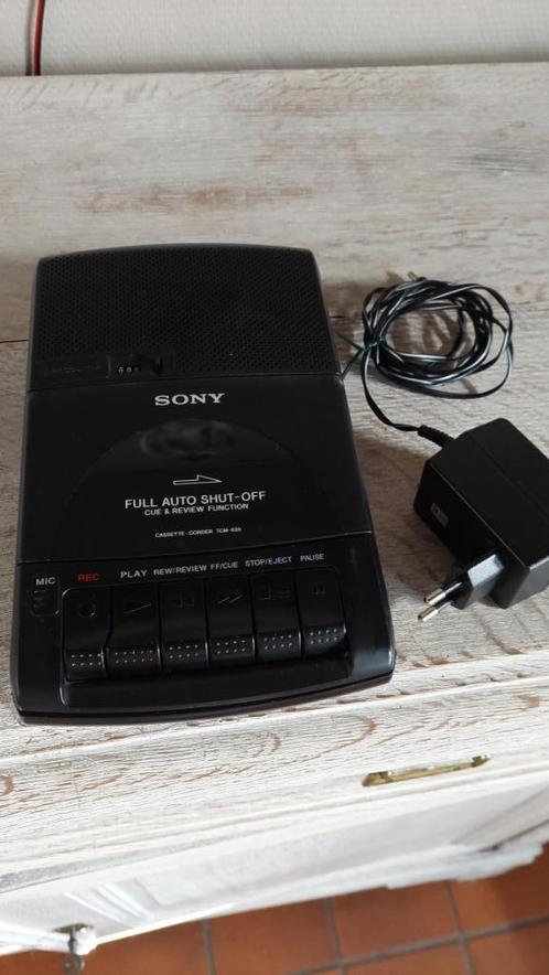Lecteur de cassette audio Sony recorder TCM-939, CD & DVD, Cassettes audio, Utilisé, Enlèvement ou Envoi