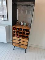 Industriële drankenkast te koop – stijlvol én praktisch, Ophalen, 50 tot 100 cm, Zo goed als nieuw, 3 of 4 laden