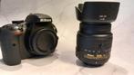 Nikon D3300 + Nikon DX AF-S Nikkor 18-55mm, Ophalen of Verzenden, Zo goed als nieuw, Nikon