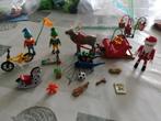 PLAYMOBIL kerstman met arreslee, Ophalen of Verzenden, Zo goed als nieuw, Complete set