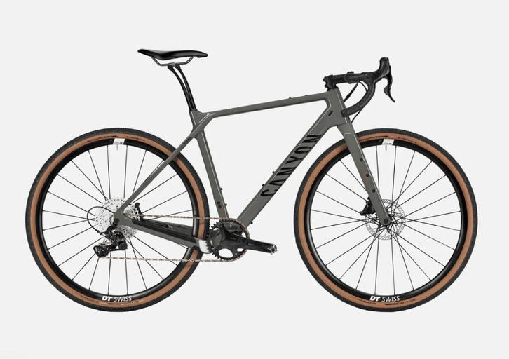 Gravelbike Canyon Grizl CF SL 8 1by EKAR maat L 1,84 - 1,89, Fietsen en Brommers, Fietsen | Racefietsen, Zo goed als nieuw, Carbon