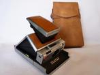 Retro Polaroid SX-70 Land-camera bruin/aluminium, leren tas, Ophalen of Verzenden, Gebruikt, Polaroid, Polaroid