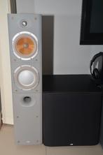 Bowers & Wilkins 5.1 set–600 Serie (S3)+ASW650B+CDM‑1 stands, Ophalen, Gebruikt, 120 watt of meer, Complete surroundset