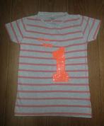 T-shirt rayé gris clair Name it (140), Enfants & Bébés, Comme neuf, Name it, Fille, Chemise ou À manches longues