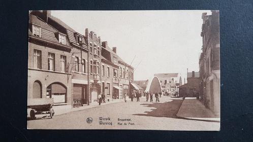 Wervik Wervicq Brugstraat Rue du pont, Collections, Cartes postales | Belgique, Affranchie, Flandre Occidentale, 1920 à 1940, Enlèvement ou Envoi