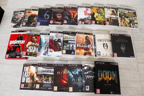 Lot de 15 jeux PS3, Games en Spelcomputers, Games | Sony PlayStation 3, Gebruikt, Avontuur en Actie, 1 speler, Ophalen of Verzenden