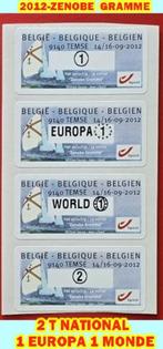 ZENOBE GRAM 5 STICKERS UIT 2012, Postzegels en Munten, Postzegels | Europa | België, Ophalen of Verzenden