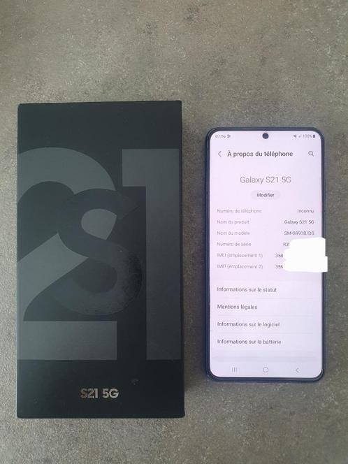 Samsung s21 5G 256 GB, Telecommunicatie, Mobiele telefoons | Samsung, Zo goed als nieuw, Galaxy S21, 256 GB, Zonder abonnement