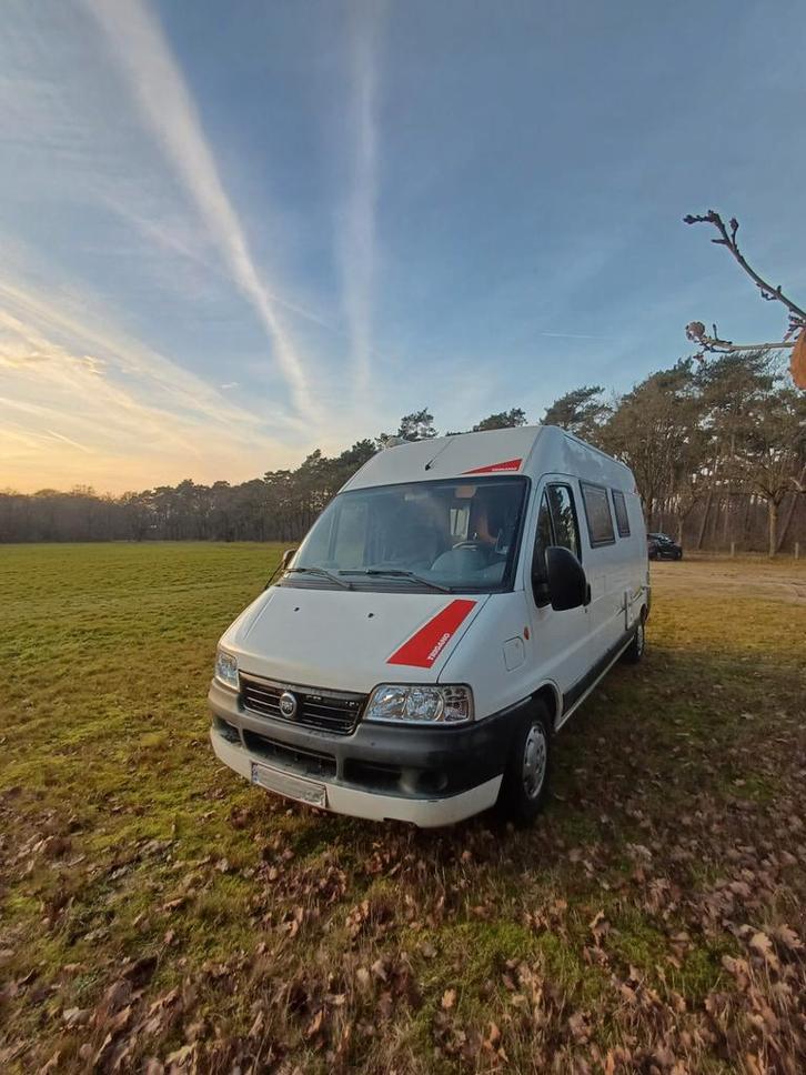 Zeer nette Trigano buscamper 2.3td fiat ducato, Caravans en Kamperen, Mobilhomes, Particulier, tot en met 3, Buscamper of Camperbus