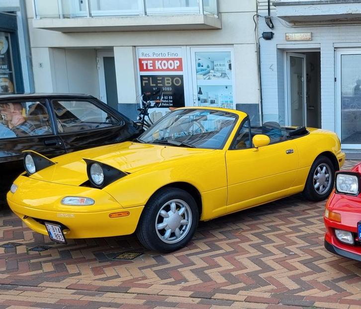 Mazda mx5 NA (miata) Sunburst Yellow, Autos, Mazda, Particulier, MX-5, Peinture métallisée, Sièges sport, Essence, Cabriolet, 2 portes