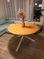 Ronde eettafel als nieuw, 120cm diameter, Huis en Inrichting, Tafels | Eettafels, Ophalen, Rond, Zo goed als nieuw, 100 tot 150 cm