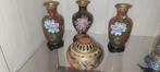 Totaal 11Vintage Chinese cloisonne met voet stuk, Ophalen of Verzenden