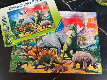 Puzzel dino’s 100 stukjes beschikbaar voor biedingen
