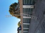 3-delige ladder/schuifladder. 2x10 treden + 1x14 treden, Ophalen, Zo goed als nieuw