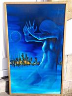 huile sur panneau femme nue signe pol liard, Enlèvement