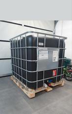 Zwart IBC tonnen/vatten van 1000L + kraan. Levering mogelijk, Tuin en Terras, 150 liter of meer, Ophalen of Verzenden, Zo goed als nieuw