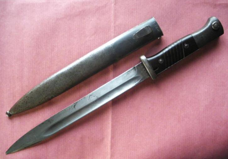 Baïonnette 98K datée 1939 de Paul Weyerberg # non identiques, Collections, Objets militaires | Seconde Guerre mondiale, Envoi