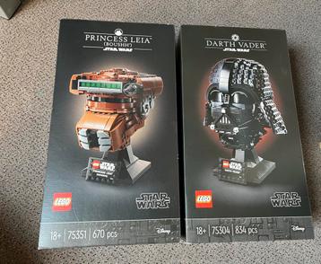 Star wars helmets 75351(retired)&75304 sealed(zie foto)🪐🛰️ beschikbaar voor biedingen