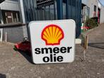 SHELL smeer olie grote lichtbak, Ophalen, Gebruikt, Lichtbak of (neon) lamp