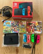 Nintendo Switch Set | 4 Joy-Cons + 5 Topspellen | Als Nieuw!, Games en Spelcomputers, Spelcomputers | Nintendo Switch, Verzenden
