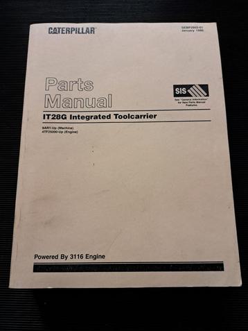 Caterpillar IT28G Parts Manual