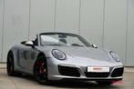 Porsche 911 991.2 Carrera 4S Cabriolet l Bose l Sport Chrono, Autos, Porsche, Cuir, Argent ou Gris, Achat, Entreprise